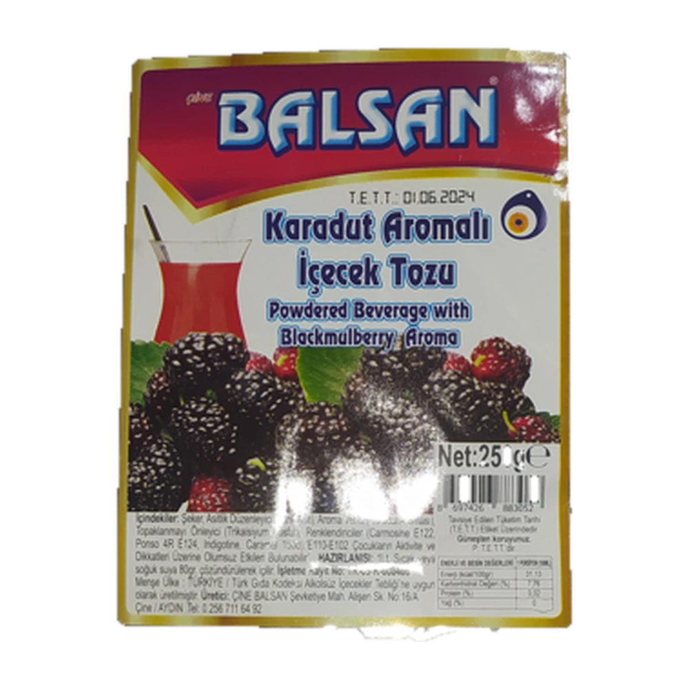 Balsan Karadut Aromalı İçecek Tozu