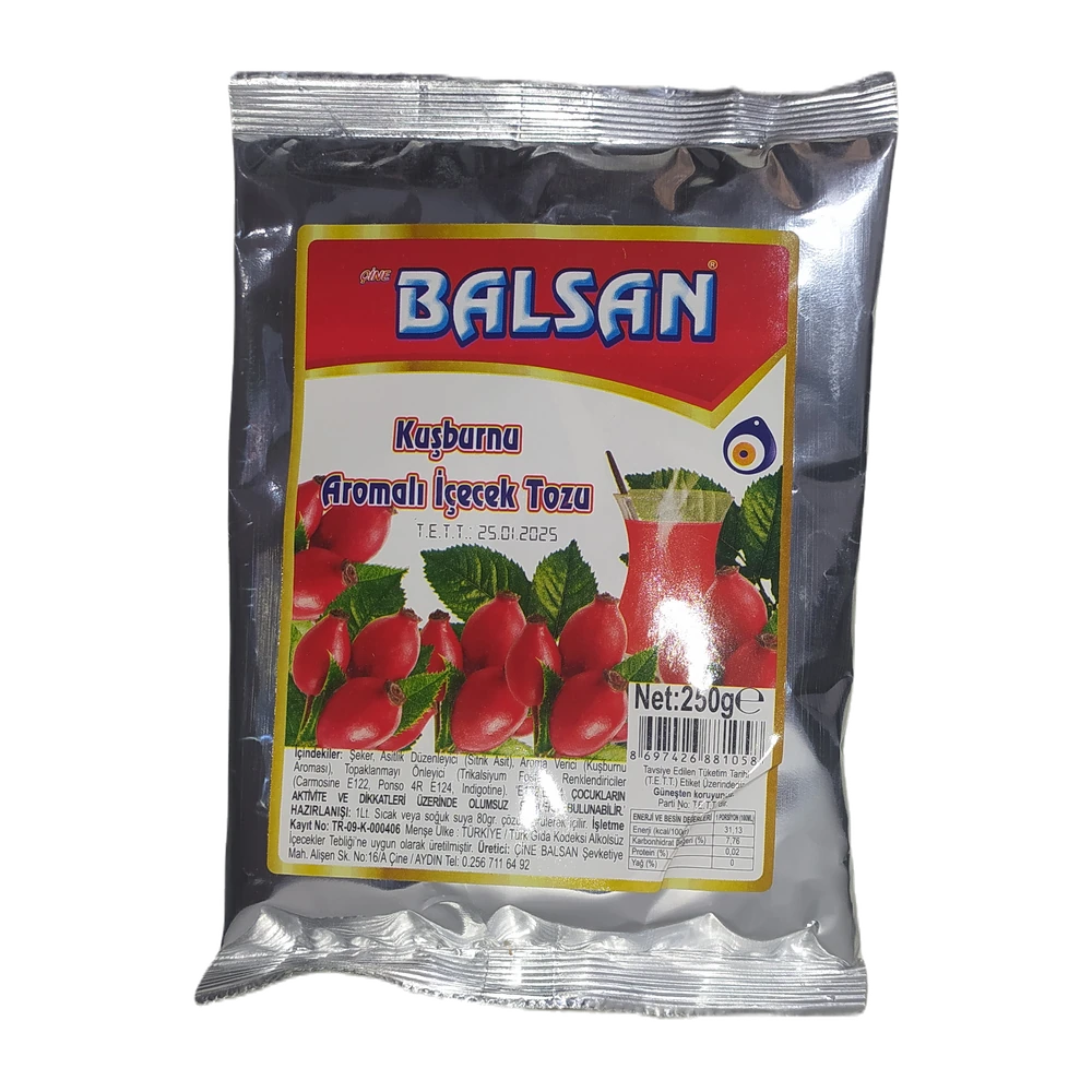Balsan Kuşburnu Aromalı İçecek Tozu