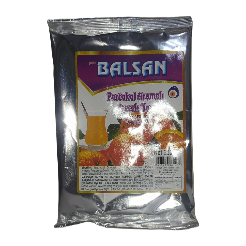 Balsan Portakal Aromalı İçecek Tozu