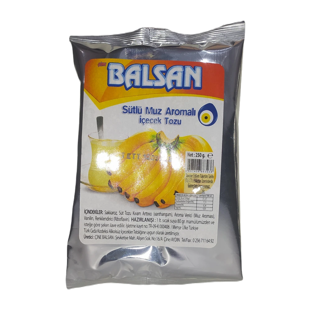 Balsan Sütlü Muz Aromalı İçecek Tozu